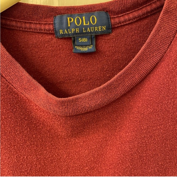 Polo Ralph Lauren logo T-shirt maroon - Picture 8 of 8